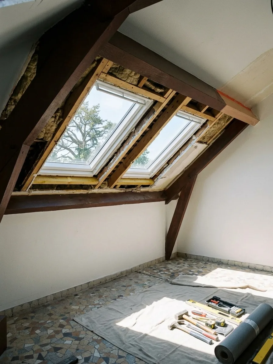 Installation de fenêtres de toit à Bussy-Saint-Georges