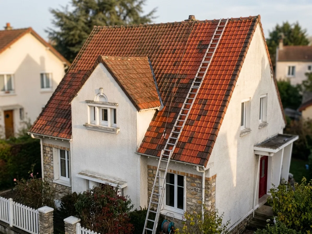 Nettoyage de toiture à Bussy-Saint-Georges