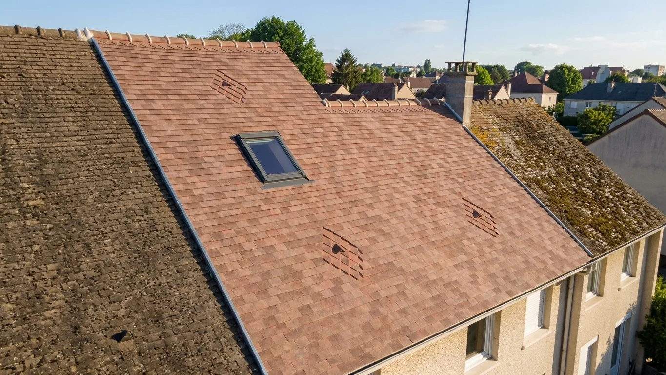 Réfection complète de toiture à Bussy-Saint-Georges